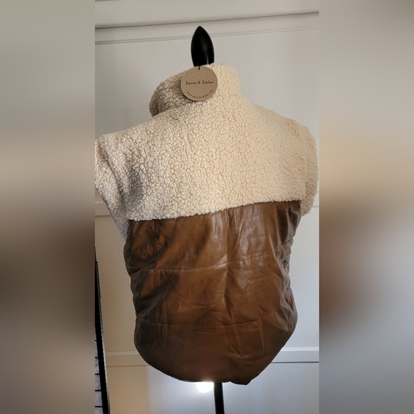 NWT Aaron & Amber Puff Vest Size Large - Picture 6 of 11